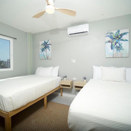 Sandbar Beachfront Hostel & Restaurant サン・ペドロ エクステリア 写真